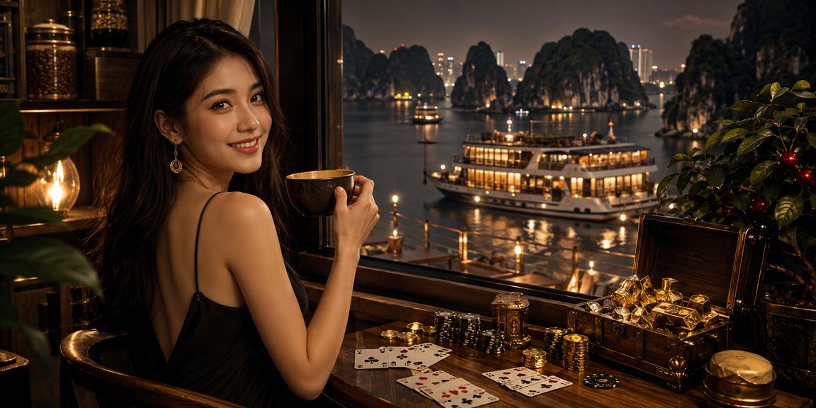 Trò chơi bài tại Vịnh Hạ Long – không khí thư giãn cuối tuần