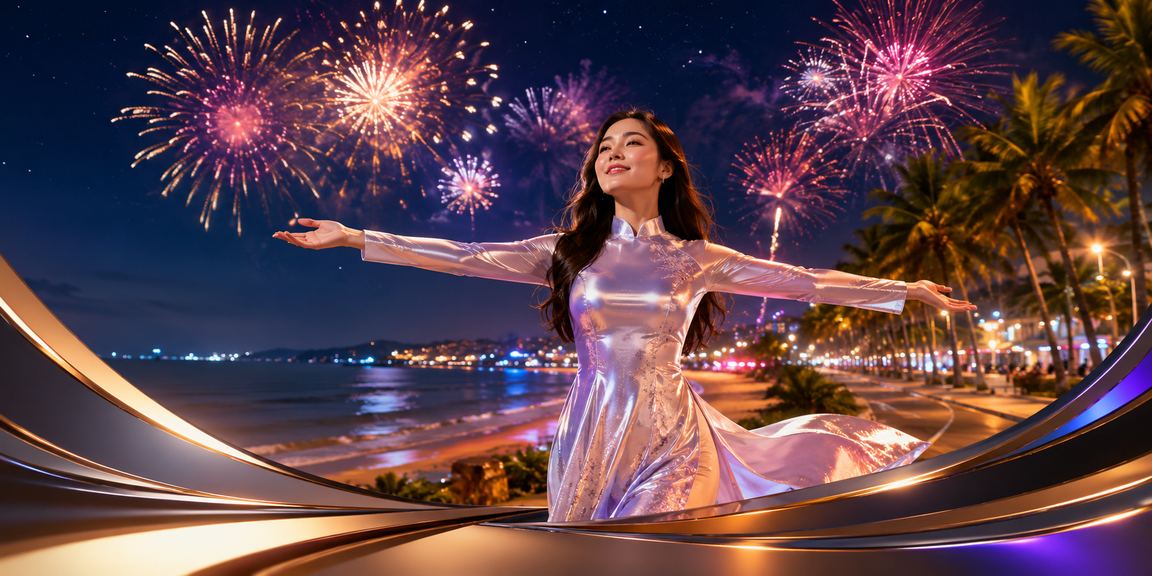 Phụ nữ mặc áo dài tham gia hoạt động giải trí casino tại khu nghỉ dưỡng Phan Thiết